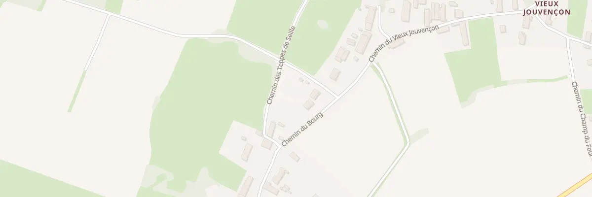 Plan du 1026 Chem du Bourg à Jouvençon