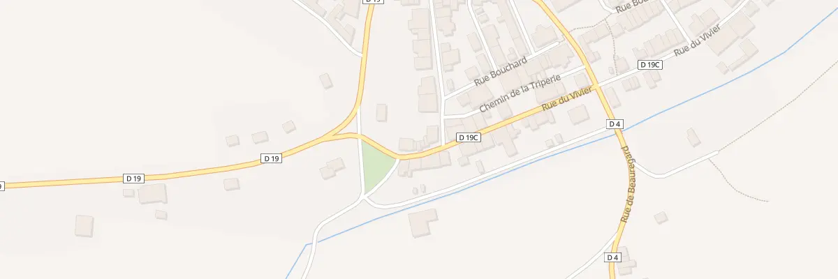 Plan du 29 Rue du Vivier à Beaumont-en-Argonne