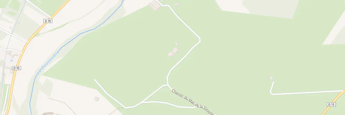 Plan du 550 Che du Mas de la Simone à Saint-Chamas