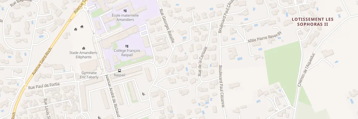 Plan du 380 Rue Charles Lavigerie à Carpentras