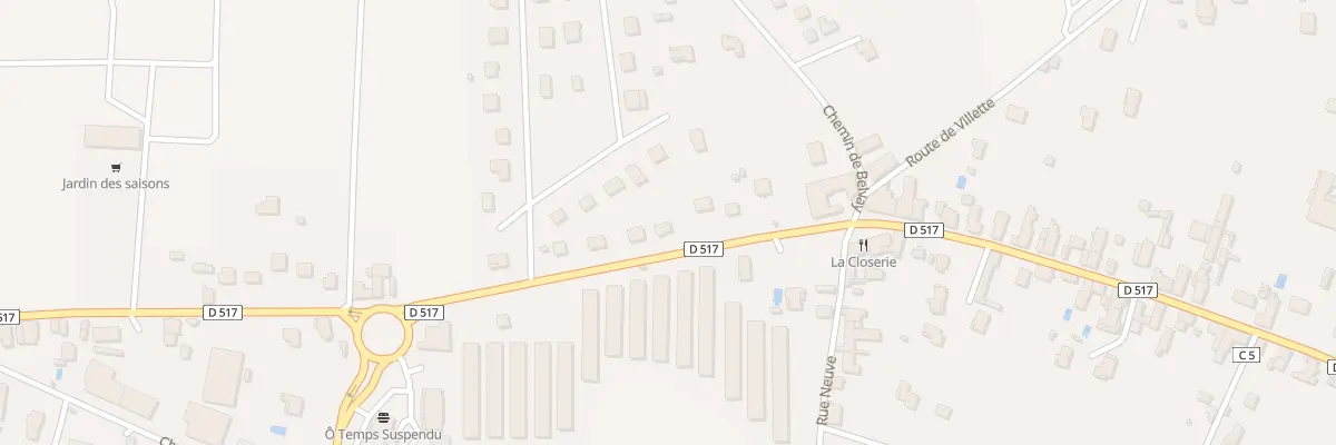 Plan du 23 Rte Nationale à Pusignan