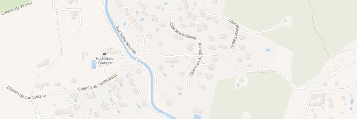 Plan du 982 Che de Cambuisson à Velleron