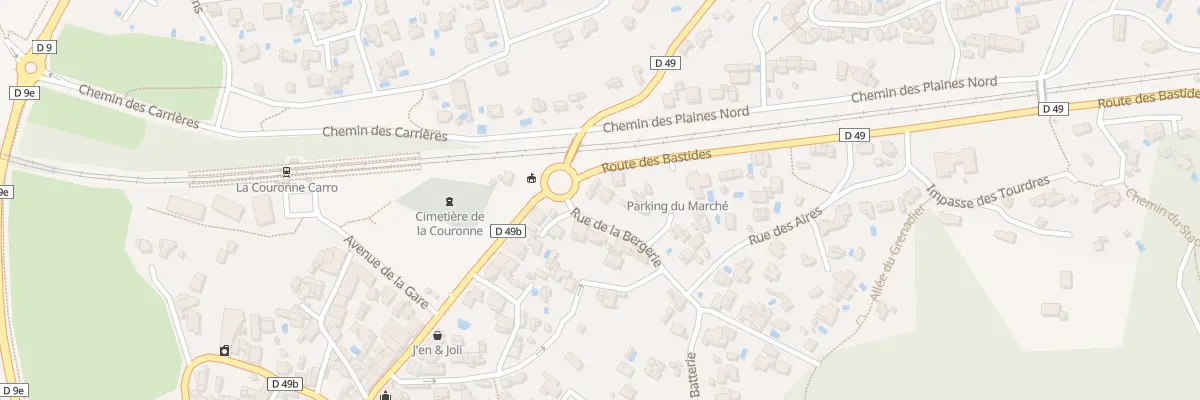 Plan du 9003 Rue de la Bergerie à Martigues
