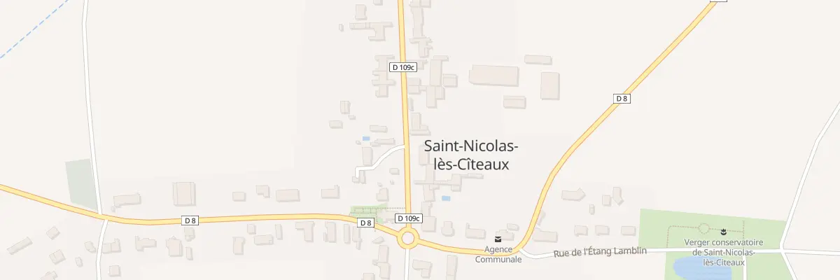 Plan du 10 Rue de la Fontaine à Saint-Nicolas-lès-Cîteaux