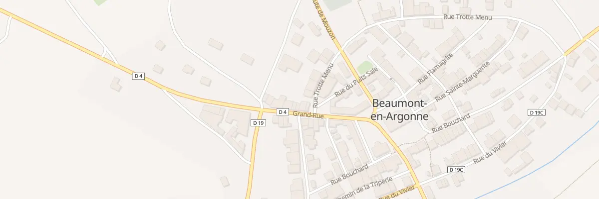 Plan du 7 Grand Rue à Beaumont-en-Argonne
