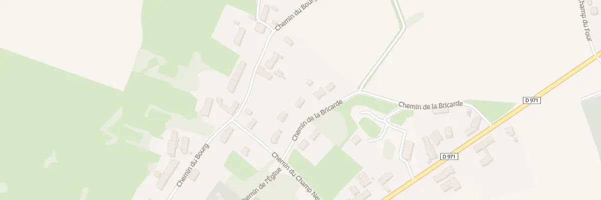 Plan du 302 Chem de la Bricarde à Jouvençon