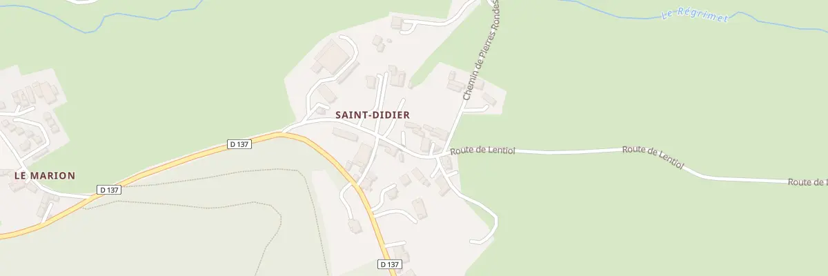 Plan du 175 Rte de Lentiol à Lens-Lestang