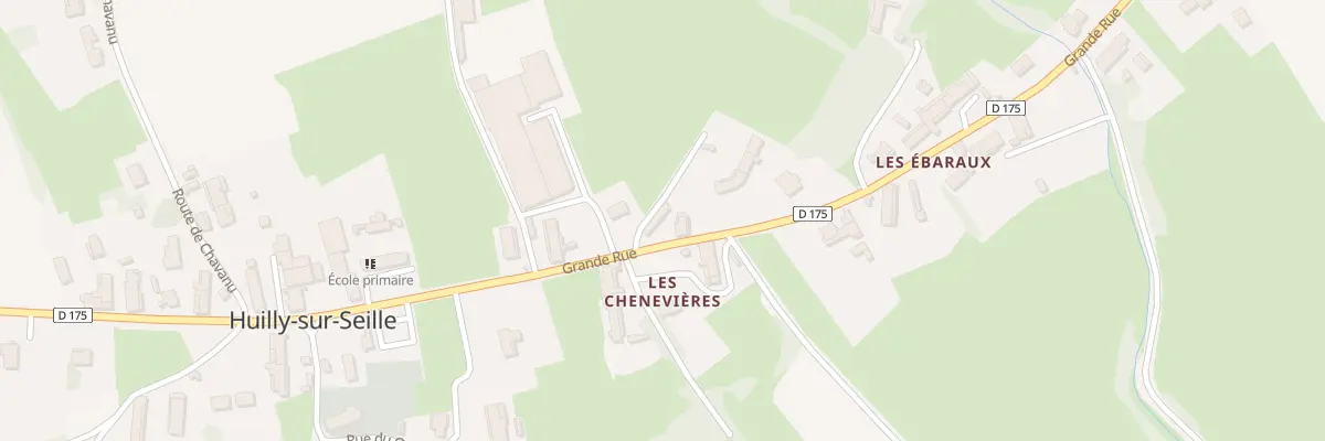 Plan du 1665 Rue Grande Rue à Huilly-sur-Seille
