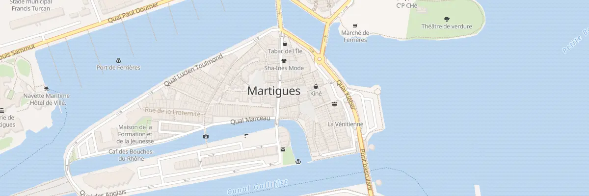 Plan du 1 Rue du Petit Jeu de Paume à Martigues