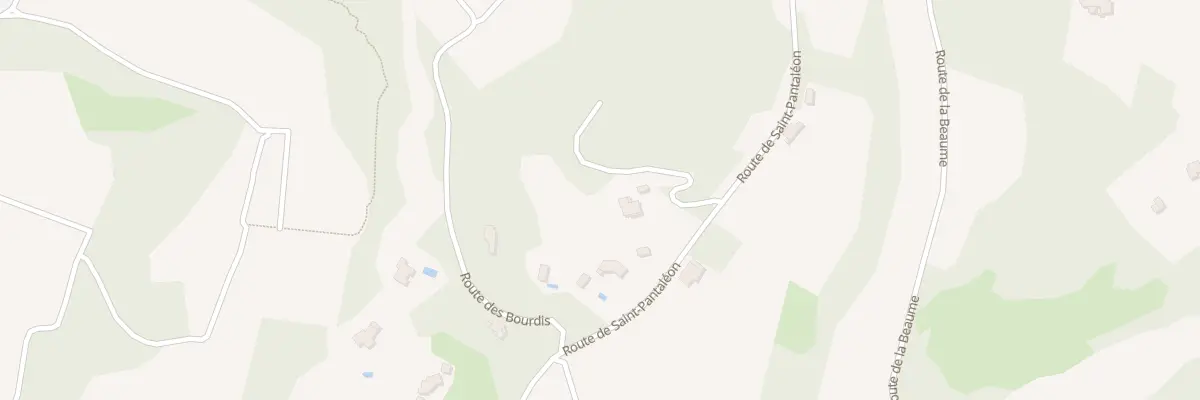 Plan du 1192 Rte de Saint Pantaléon à Rousset-les-Vignes