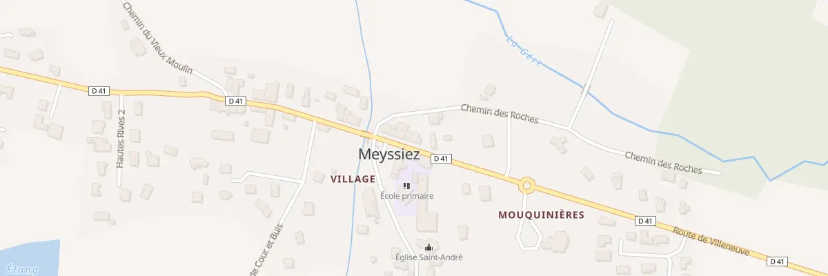 Plan du 55 Rte de Villeneuve à Meyssiez