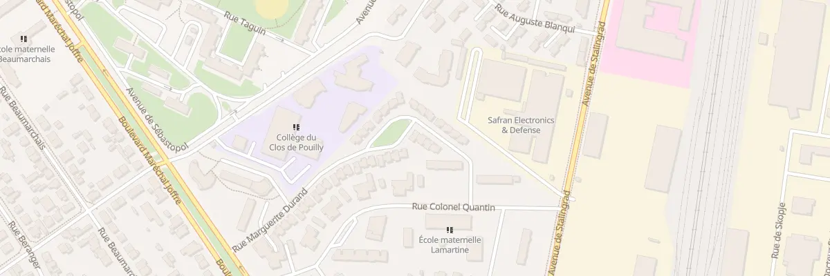 Plan du 42 Rue Marguerite Durand à Dijon