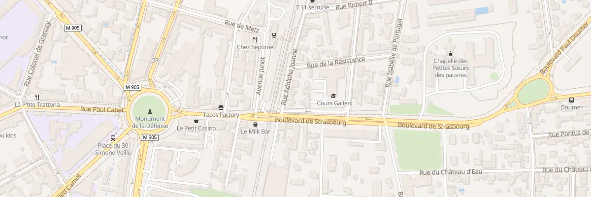 Plan du 4 Rue Adolphe Joanne à Dijon