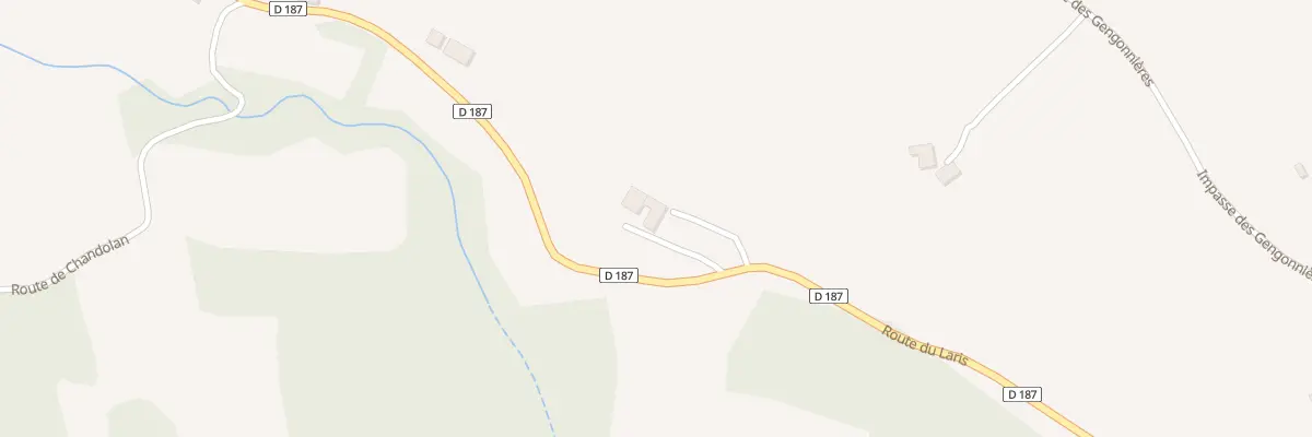 Plan du 2605 Rte du Laris à Hauterives
