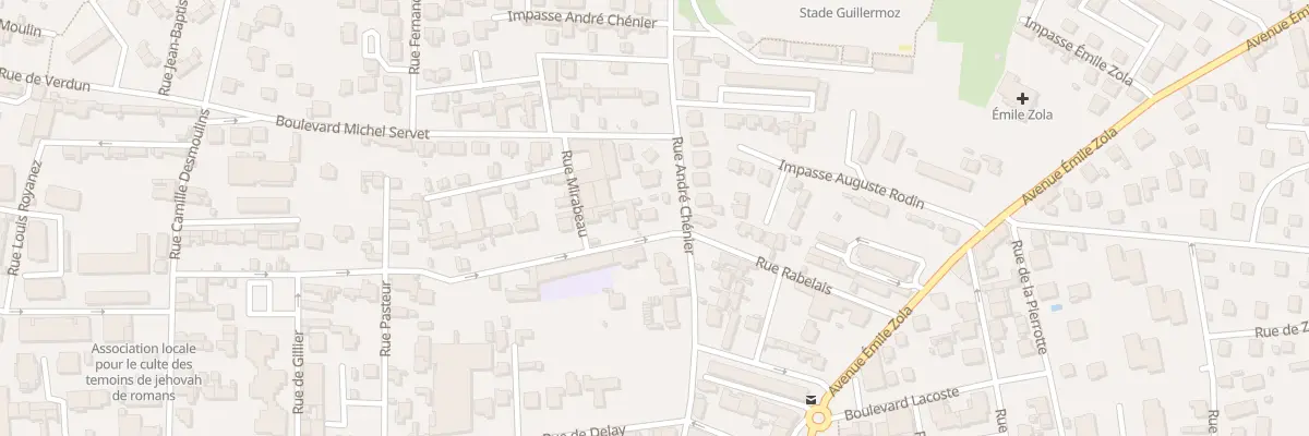 Plan du 4 Rue Jules Ferry à Romans-sur-Isère