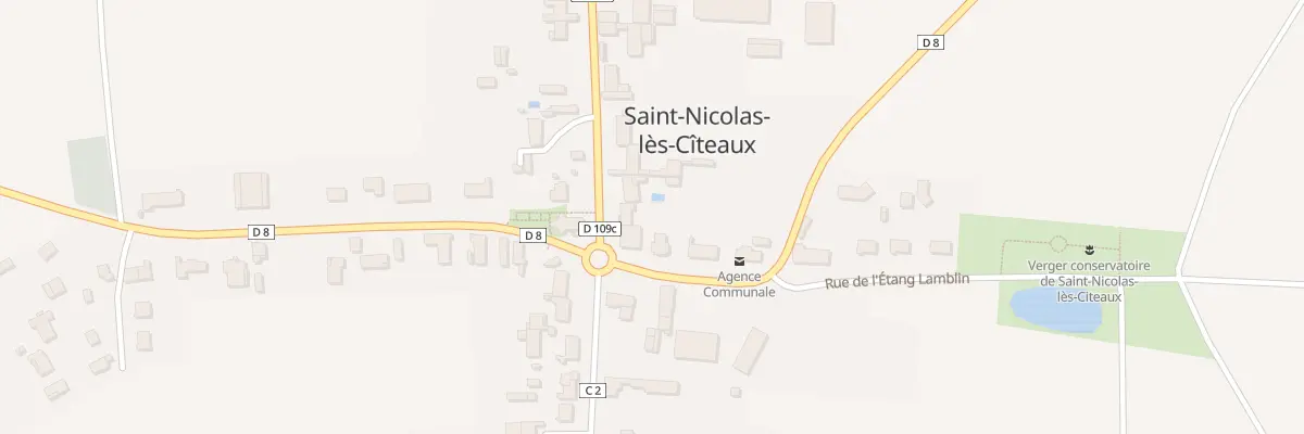 Plan du 2 Rue de la Fontaine à Saint-Nicolas-lès-Cîteaux