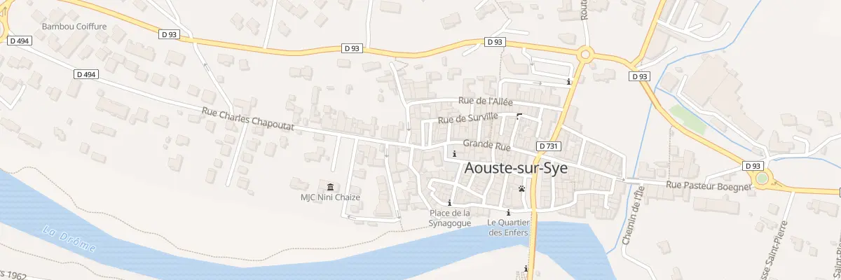 Plan du 1 Gr Grande Rue à Aouste-sur-Sye