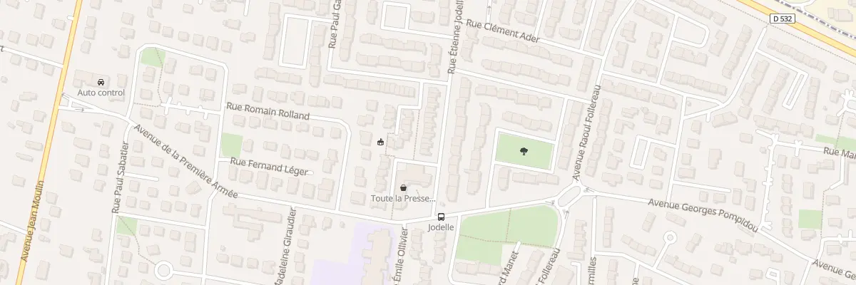 Plan du 5 Rue Etienne Jodelle à Romans-sur-Isère