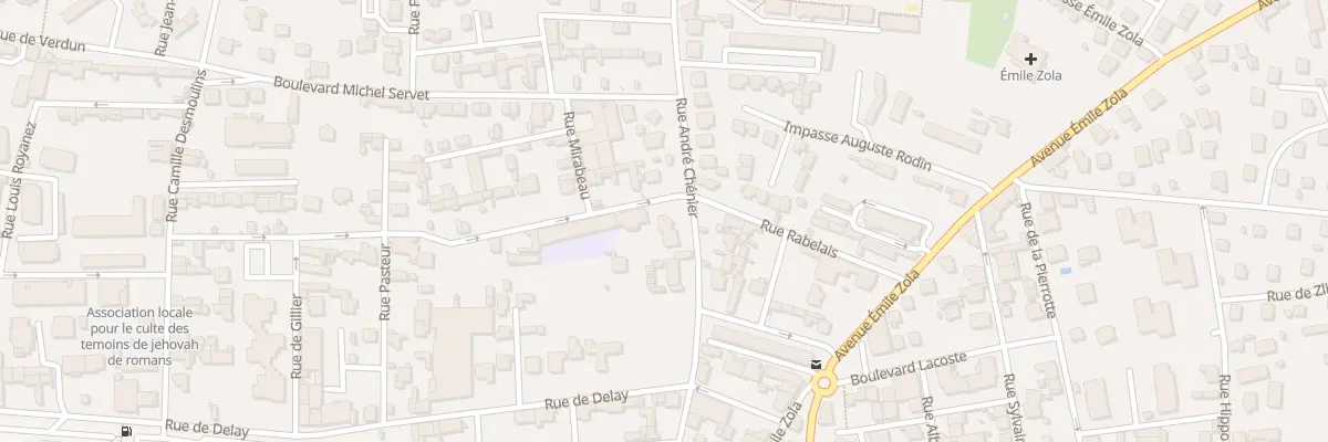 Plan du 3 Rue Jules Ferry à Romans-sur-Isère