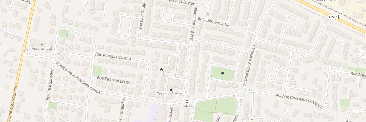 Plan du 13 Rue Etienne Jodelle à Romans-sur-Isère
