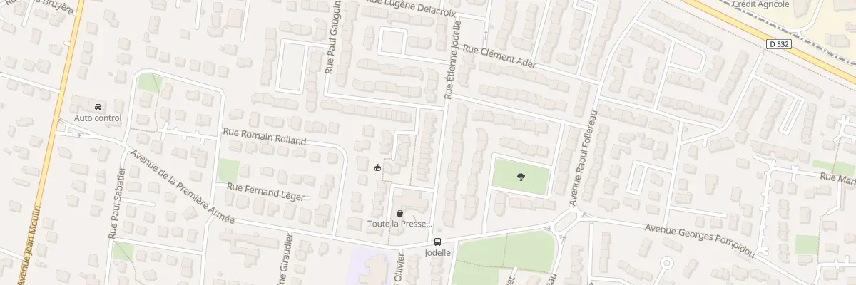 Plan du 15 Rue Etienne Jodelle à Romans-sur-Isère