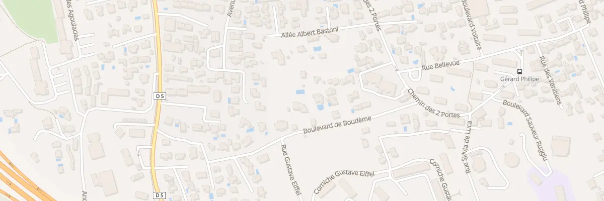 Plan du 6 Bd de Boudème à Martigues