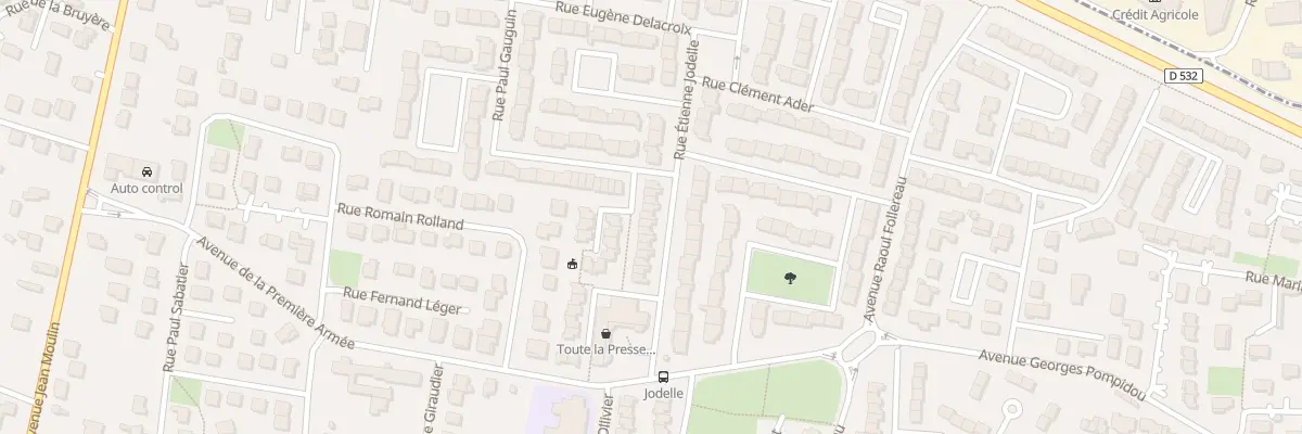 Plan du 17 Rue Etienne Jodelle à Romans-sur-Isère