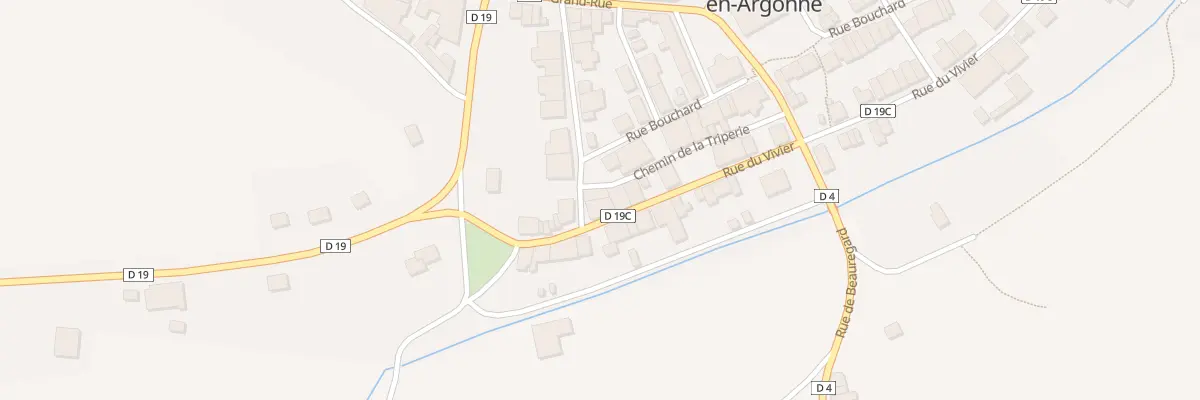 Plan du 1 Rue de la Triperie à Beaumont-en-Argonne