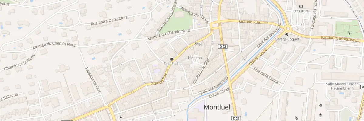 Plan du 251 Gr Grande Rue à Montluel
