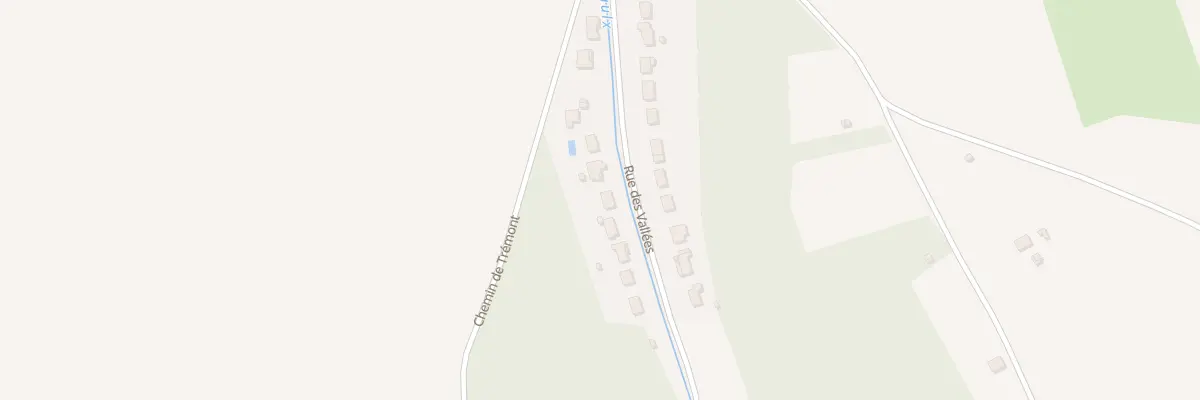 Plan du 10 Rue des Vallées à Trémont-sur-Saulx