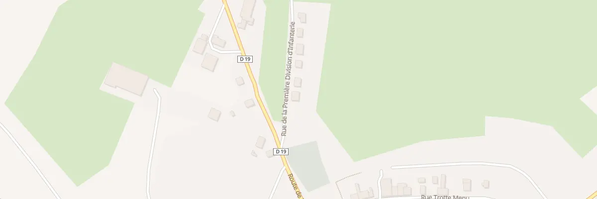Plan du 2 Rue de la 1e Div Infanterie à Beaumont-en-Argonne