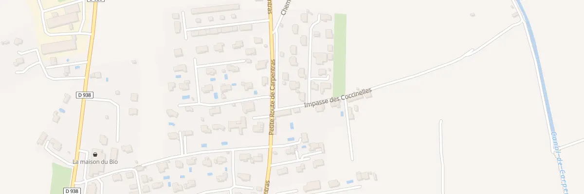 Plan du 894 Petite Route de Carpentras à Pernes-les-Fontaines