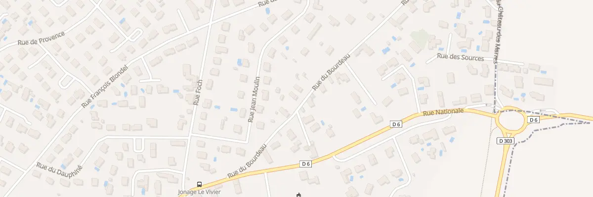 Plan du 5 Rue du Bourdeau à Jonage