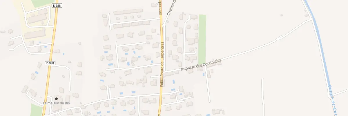 Plan du 898 Prt Petite Rte de Carpentras à Pernes-les-Fontaines