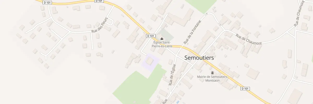 Plan du 3 Rue de Montsaon à Semoutiers-Montsaon