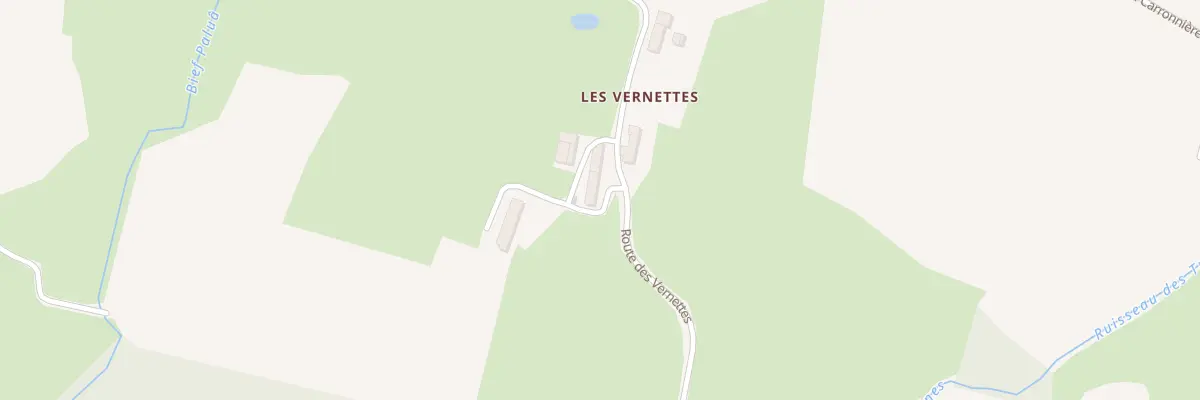 Plan du 277 Rte des Vernettes à Servignat