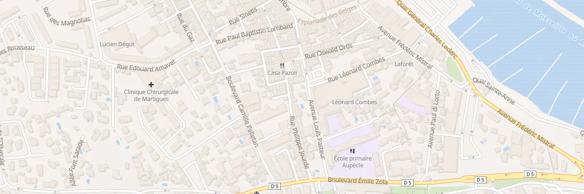 Plan du 7 Rue Philippe Jourde à Martigues