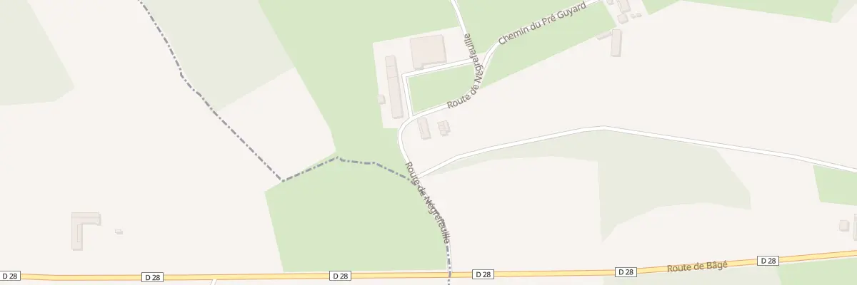 Plan du 218 Rte de Négrefeuille à Marsonnas