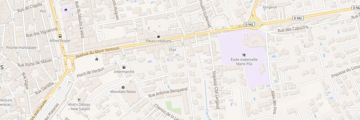 Plan du 42 Imp des Frères Montgolfier à Carpentras
