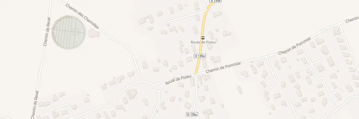 Plan du 61 Rte de Pisieu à Beaurepaire