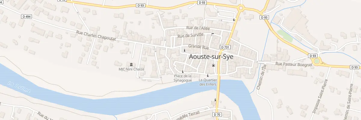 Plan du 2 Pl Gabriel Bonnard à Aouste-sur-Sye