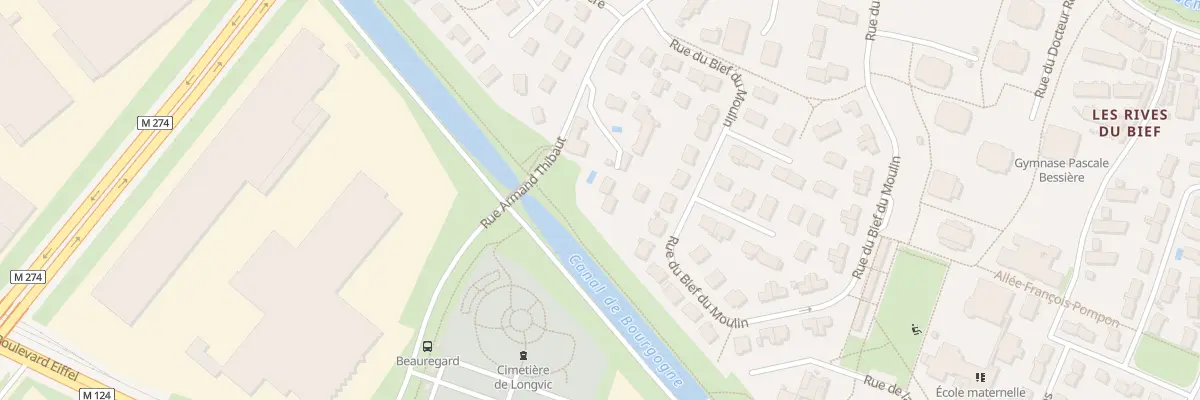 Plan du 31 Rue Armand Thibaut à Longvic