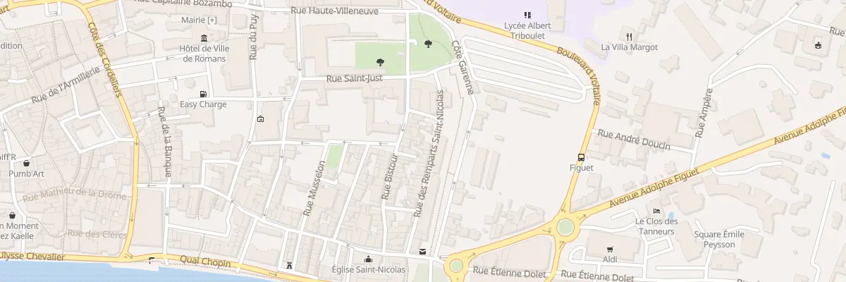 Plan du 41 Rue Remparts St-Nicolas à Romans-sur-Isère
