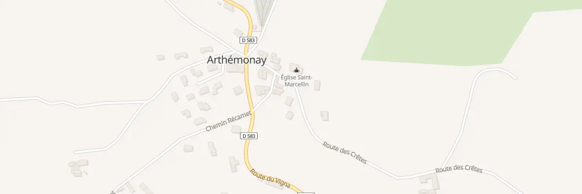 Plan du 110B Rte de Margès à Arthémonay