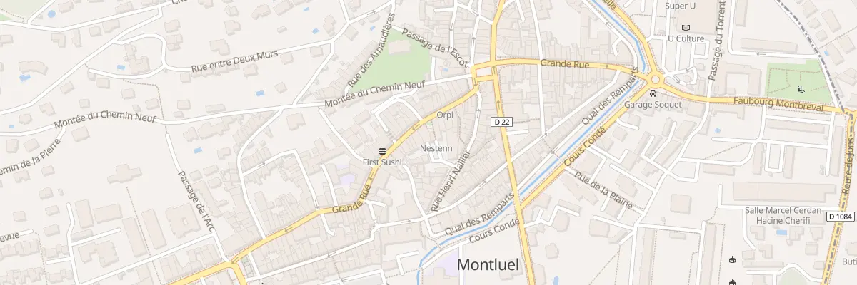 Plan du 205 Gr Grande Rue à Montluel