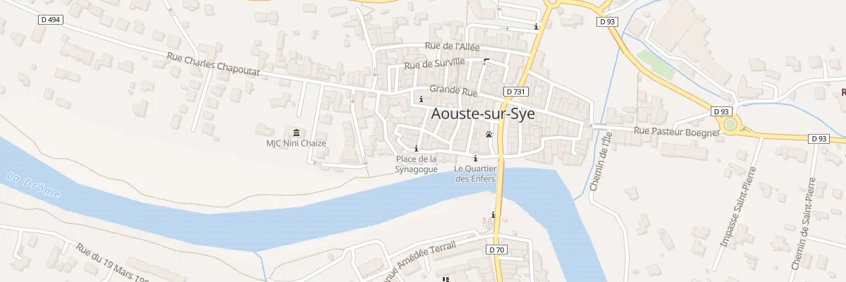 Plan du 3 Pas de la Citadelle à Aouste-sur-Sye
