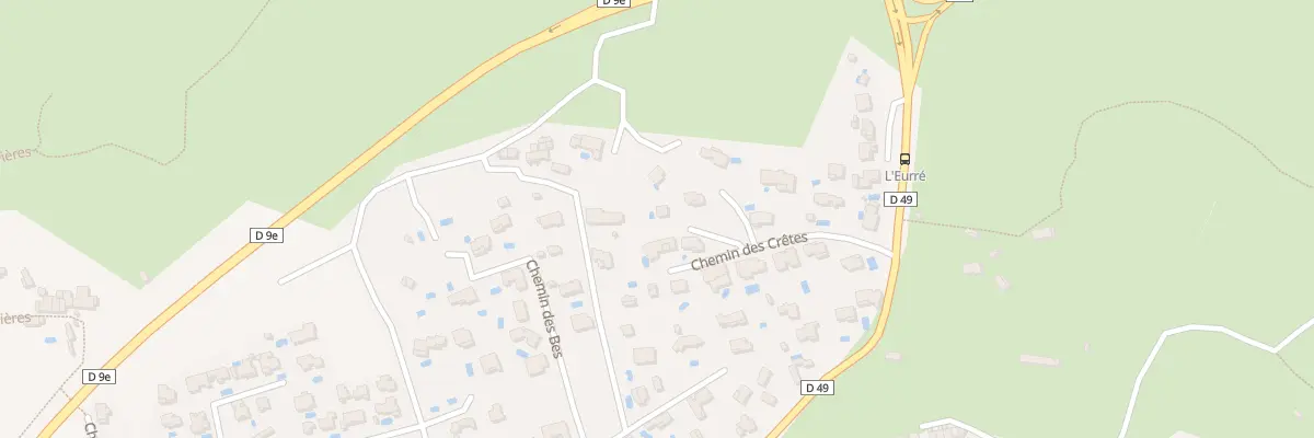 Plan du 9006 Che des Crêtes à Martigues