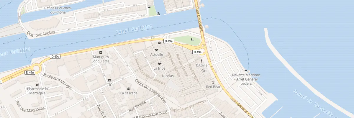 Plan du 31 Rue des Tours à Martigues