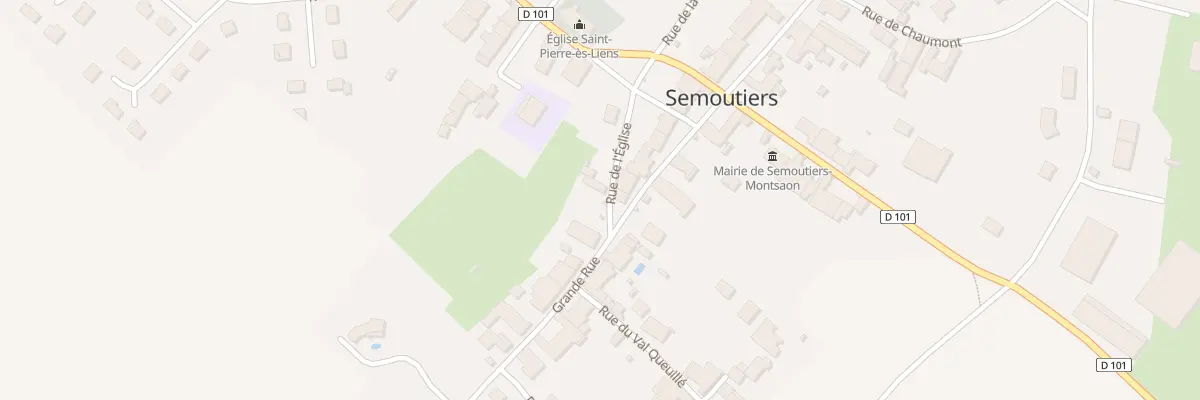 Plan du 1 Rue de l’Eglise à Semoutiers-Montsaon