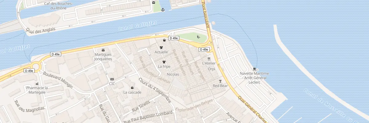 Plan du 25 Rue des Tours à Martigues